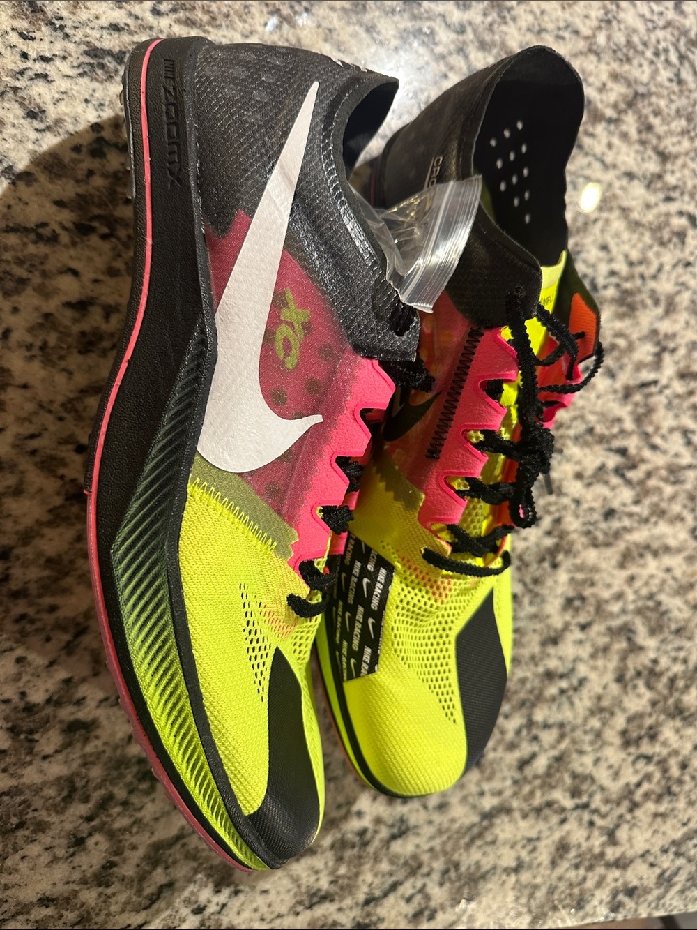 Nike Neon Yellow and Pink Racing Trainers